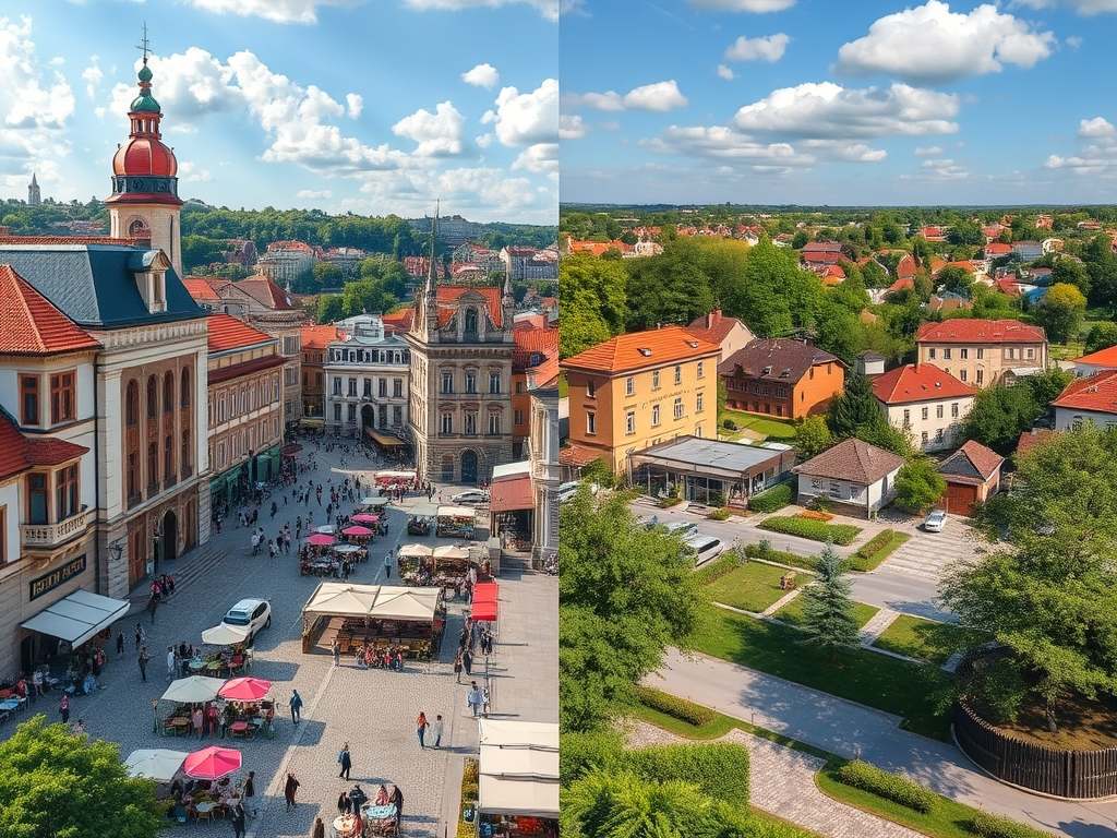 Zamość: zalety i wyzwania mieszkania w centrum i poza centrum miasta