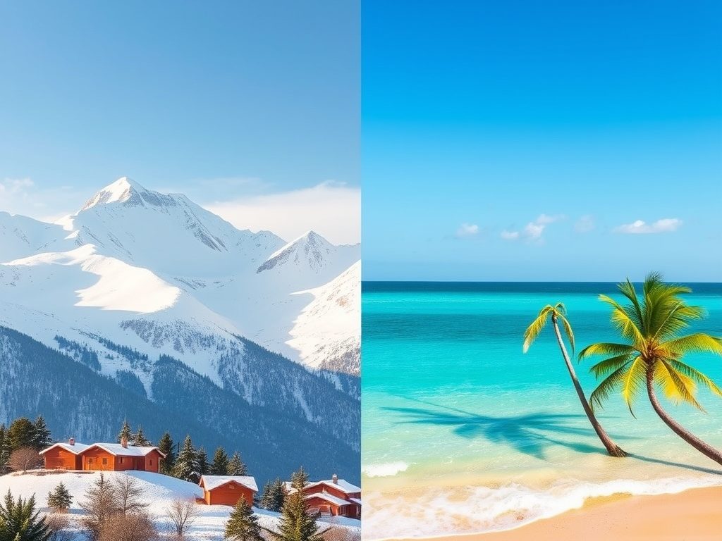 Gdzie na święta i sylwestra: jak wybrać między zimowym relaksem w górach a tropikalną przygodą?